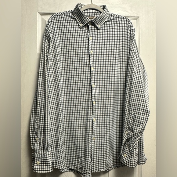 Peter Millar Summer Comfort Long Sleeve Button Down Shirt Size XXL - Picture 2 of 8